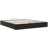  Otomanski okvir kreveta bez madraca crni 160x200cm umjetne kože | shoptok.hr
