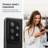 Spigen OPTIK.TR ZAŠČITA ZA KAMERO 2 KOSA ZA SAMSUNG GALAXY A33 5G / A53 5G / A73 5G ČRNA | Shoptok.si