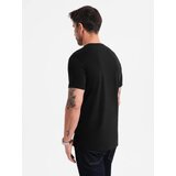 Ombre Classic BASIC men's cotton T-shirt - black | Shoptok.si