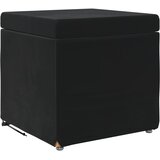  Stolica Crna 41 x 41 x 40 cm Svileni i Fino Radeći Drvo | shoptok.hr