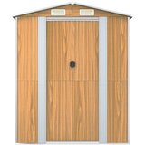 vidaXL Vrtna lopa svetlo rjava 192x108x223 cm pocinkano jeklo | Shoptok.si