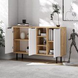 Hanah home konzola Viyana, 120x75x29,6 cm, Bela-hrast | ePonuda.com