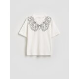 Reserved GIRLS` T-SHIRT - krem | shoptok.hr