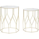 Mauro Ferretti New Glass 2-delni set stranskih mizic - 1 set | Shoptok.si