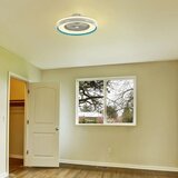  LED plafonsko svetlo sa ventilatorom LED/45W/230V 3000/4000/6500K plava | Eponuda.com