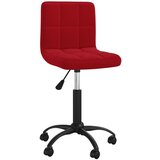 Maison Chic Vrtljiv Jedilni stoli - Vzorci stoli vinsko rdeč žamet A1779, (22031226) | Shoptok.si
