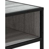 vidaXL Konzolna mizica siva sonoma 90x35x80 cm inženirski les | Shoptok.si