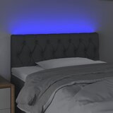  LED uzglavlje tamnosivo 90 x 7 x 78/88 cm od tkanine | shoptok.hr