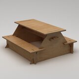 Hanah home Baštenski sto sa klupama, 160 x 150 x 75 cm | Eponuda.com