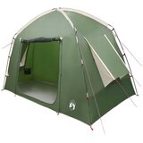 vidaXL Kabinski šator s krovom Zelena 210 x 210 x 138 cm Poliester - Zelena Za 3 osobe | shoptok.hr