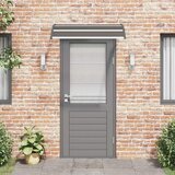 Nadstrešnica za vrata crna 120 x 75 cm PC | shoptok.hr