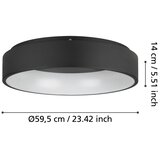 Eglo 390051 - led prigušiva plafonska lampa marghera LED/35,2W/230V 3000K | Eponuda.com