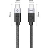 Orico kabel USB-C v USB-C, USB 4, 40Gbps, 240W PD, 8K 60Hz, 1.5m, CC240-40 | Shoptok.si