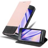 Cadorabo Case, združljiv s Samsungom v rose Gold Black - zaščitni pokrov z magnetnim zapiranjem, stoječo funkcijo in režo za kartico, (20591365) Cene