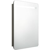 Maison Chic LED Kopalniška omarica - Kopalniški kabinet z ogledalom antracitna 60x11x80 cm, (21794681) Cene
