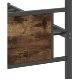 vidaXL Posteljni okvir brez vzmetnice hrast 100x200 cm inženirski les | Shoptok.si