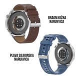 Ms Mobile DT5 Smart Watch sivi (plava silikonska i braon kožna narukvica) | Eponuda.com