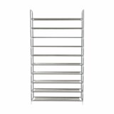 Kondela 10-vrstna omara za čevlje, siva, FILOU | Shoptok.si