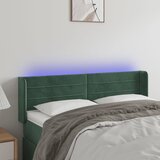  The Living Store LED posteljno vzglavje temno zeleno 147x16x78/88 cm žamet - LED Vzglavje, (21452095) Cene