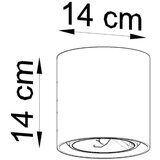  Stropna svetilka CULLO concrete, (21347746) | Shoptok.si