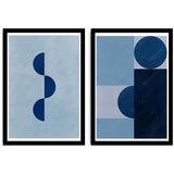 Wallity Plakati v kompletu 2 ks 36x51 cm Shapes – Wallity Cene