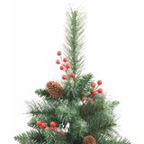  Umjetno božićno drvce 300 LED lampica Topla bijela PVC i metal | shoptok.hr