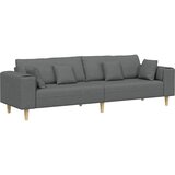 SOFA s jastukom Tamno siva 250 x 77 x 76 cm tkanina | shoptok.hr
