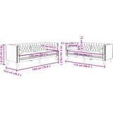  2-dijelni set sofa Chesterfield crvena boja vina baršunasti | shoptok.hr