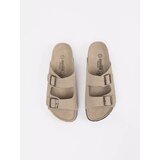 GOODIN Women's leather flip-flops beige | shoptok.hr