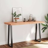 Stolna ploča svjetlosmeđa 140x60x6 cm od obrađene hrastovine | shoptok.hr