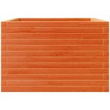  Vrtno cvetlično korito voščeno 70x70x45,5 cm trdna borovina | Shoptok.si