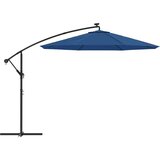  Konzolni suncobran LED s čeličnom šipkom 300 cm azurni | shoptok.hr