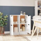  Komode sjajne bijele 2 kom 30x30x70 cm od konstruiranog drva | shoptok.hr