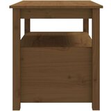  Klubska mizica medeno rjava 71x49x55 cm trdna borovina, (20712393) | Shoptok.si