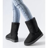 Gemre Black insulated classic snow boots Ireneo | Shoptok.si