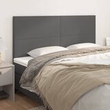  Uzglavlje sivo 180x5x118/128 cm umjetna koža | shoptok.hr