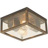 QAZQA Vintage stropna svetilka antique gold IP44 2-light - Charlois Cene
