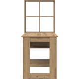  Stol s policom s pohranom hrast artisan 122 x 67 x 145 cm | shoptok.hr