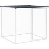  Kavez za kokoši s krovom antracit 203x98x90 cm pocinčani čelik | shoptok.hr