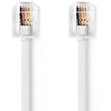 Telefonski KABEL RJ11 5.0M NEDIS TCGP90200WT50 | Eponuda.ba