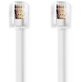 KABEL RJ11 5.0M NEDIS TCGP90200WT50