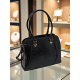 Resti Women's Eco-Leather Shopper Bag with Embossing Iron Lace | shoptok.hr