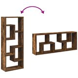  Zidna polica boja dimljenog hrasta 36x16x90cm konstruirano drvo | Eponuda.com
