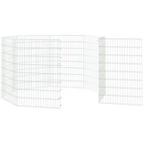 vidaXL kavez za zečeve s 8 panela 54 x 80 cm od pocinčanog željeza | shoptok.hr