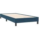  Box spring krevet s madracem tamnoplavi 80x220 cm bar&amp;scaron;unasti Slike