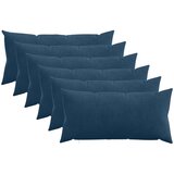  Presvlaka za jastuk 6 pcs HEERLEN Mornarsko plava 40 x 80 cm | shoptok.hr