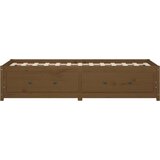  Dnevni krevet boja meda 90 x 190 cm 3FT mali masivna borovina | shoptok.hr