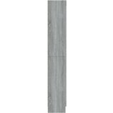 vidaXL vitrina boja sivog hrasta sonome 82,5 x 30,5 x 185,5 cm drvena | shoptok.hr