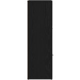  Knjižni ormarić crni hrast 90x28x90 cm inženjerski drvo | Shoptok.si