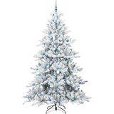 vidaXL Umjetno božićno drvce s nogom with LEDs s stalakom 240cm PVC | shoptok.hr